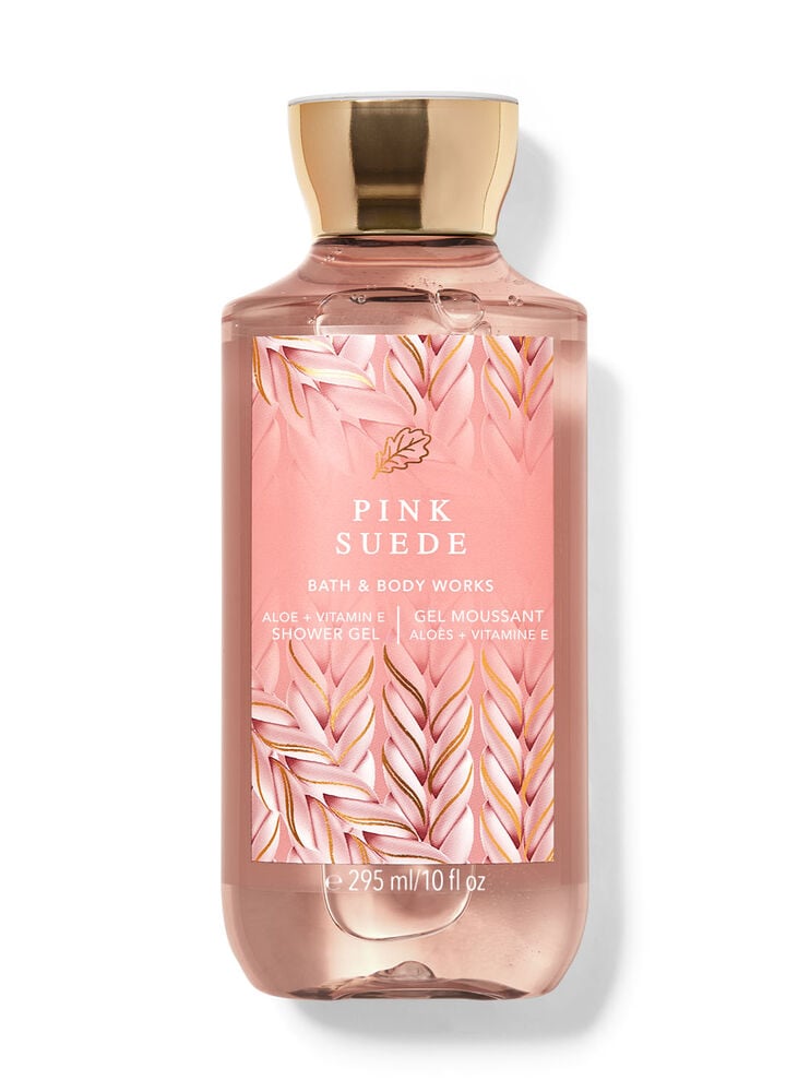 Bath and Body Works Pink Suede Shower Gel