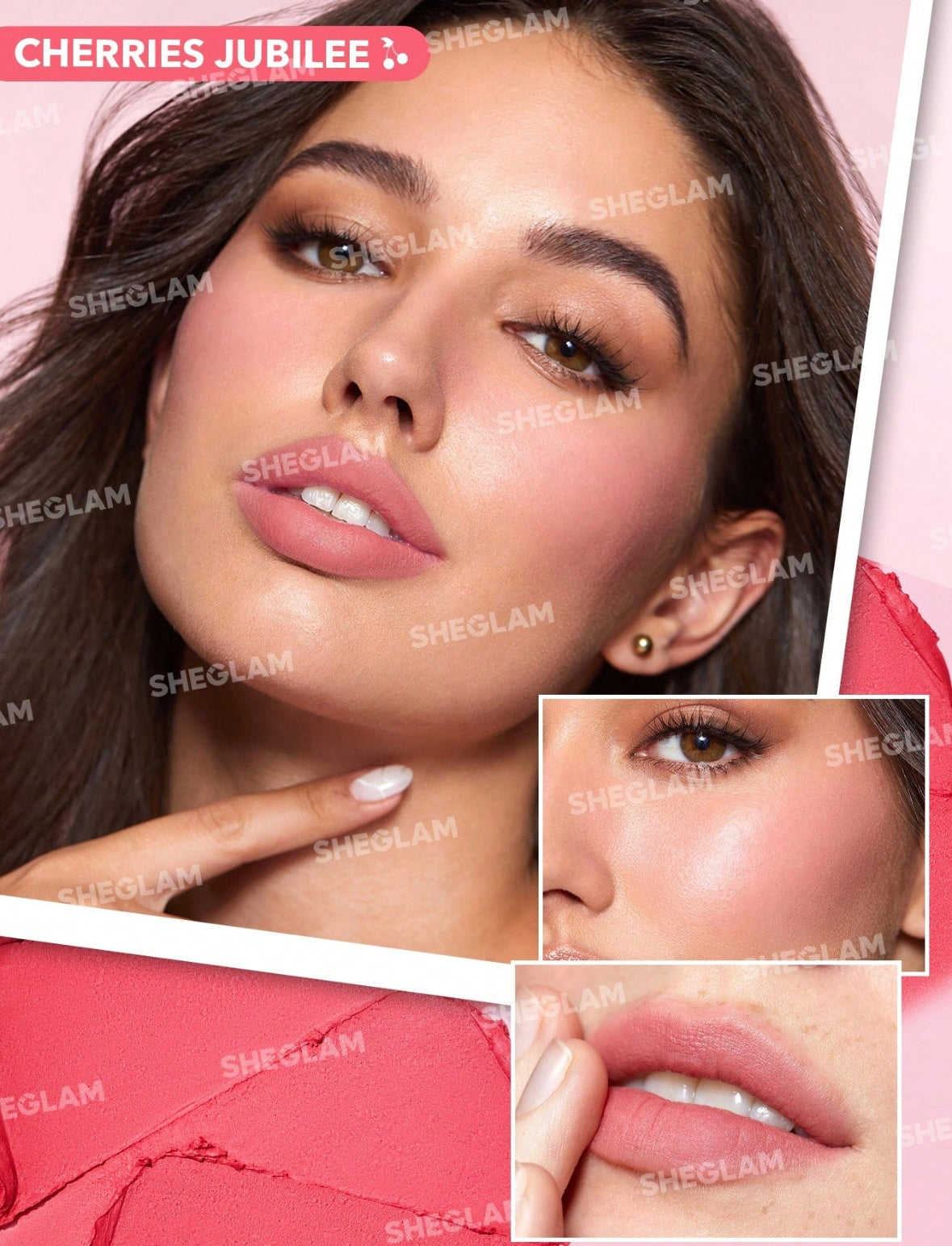 Sheglam Very Cherry Cheek and Lip Cream Stack