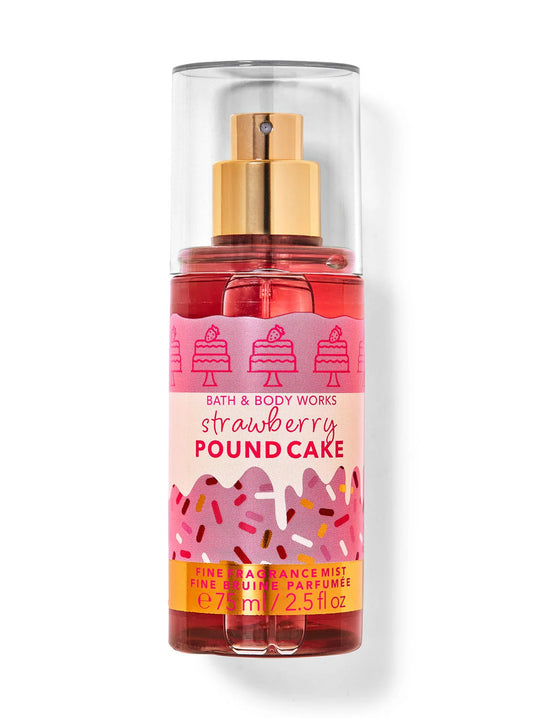 Bath and Body Works Strawberry Pound Cake Travel Size Mist