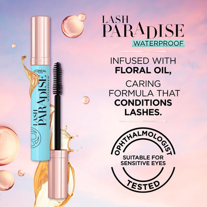 L'Oreal Lash Paradise Waterproof Black Mascara